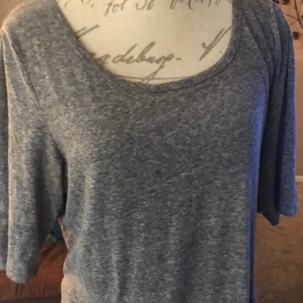 Lularoe Nicole heathered gray 3x